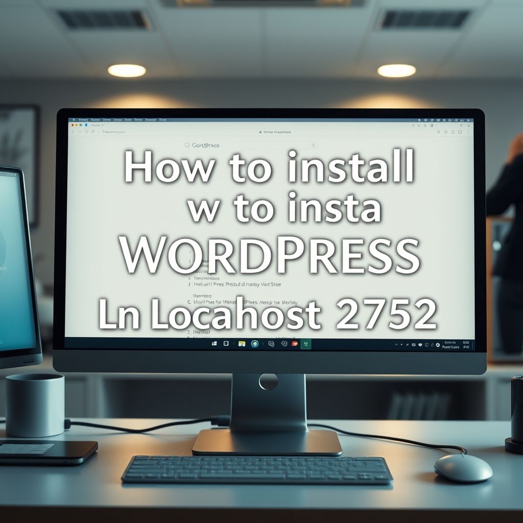 วิธีติดตั้ง WordPress บน localhost